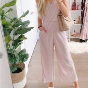 Soft pink beautiful jumpsuit